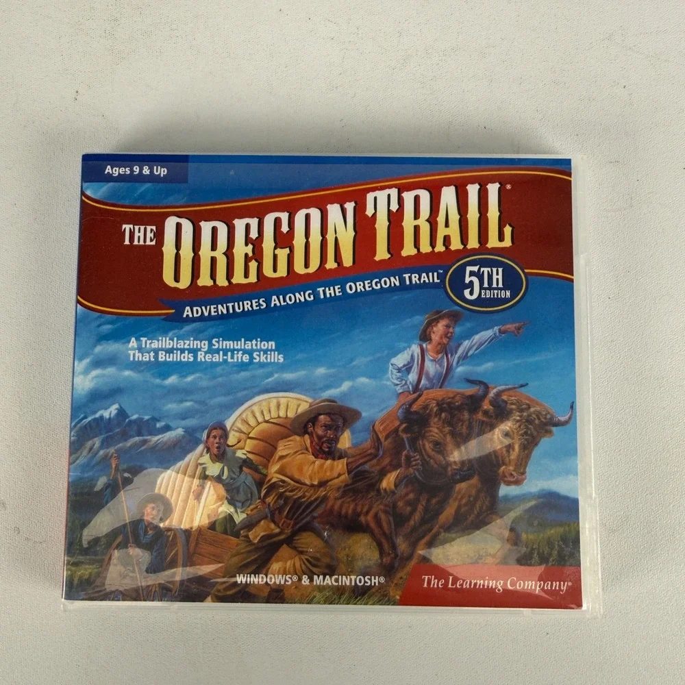 The Learning Company Oregon Trail 5th Edition History CD Windows & Mac English